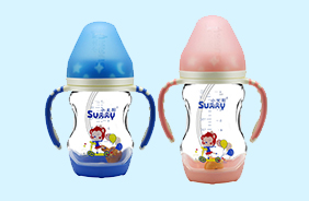 小太陽(yáng)雙色手柄PP奶瓶