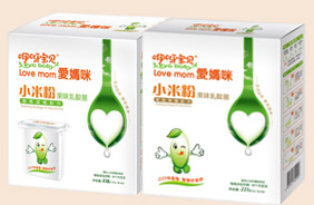 咿呀寶貝果味乳酸菌小米粉