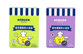 功夫小鴨益生菌酸奶小溶豆