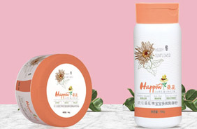歡樂(lè)葵花嬰兒爽身粉