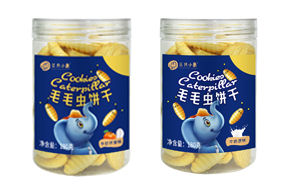 多可三只小象毛毛蟲餅干