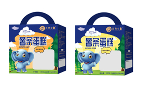 多可三只小象薯條蛋糕