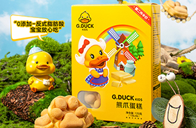 G.DUCK小黃鴨熊爪蛋糕