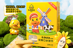 G.DUCK小黃鴨軟棒口水餅干