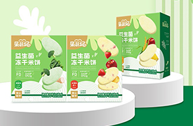 果蔬妃益生菌凍干米餅