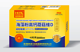香港妈咪爱海藻粉高钙蘑菇维D