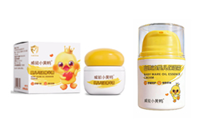 威能小黄鸭护肤用品