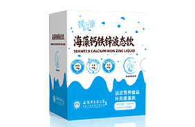 智启童海藻钙铁锌饮