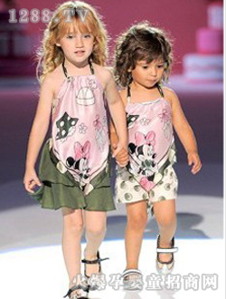 宝贝传奇粉色米奇夏装