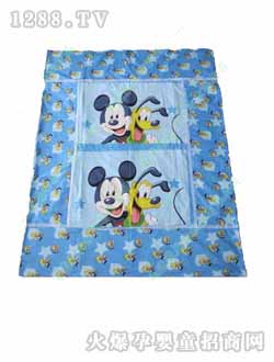 蒙恩蓝色米奇四季被