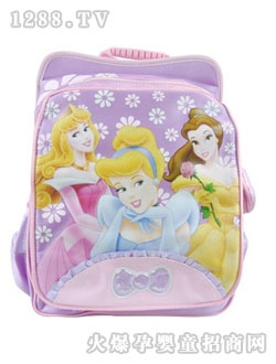 快乐6+1浅紫色米奇书包