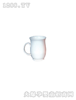 大地白色儿童水杯