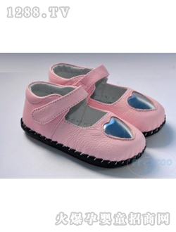 芙瑞可粉色时尚婴儿鞋