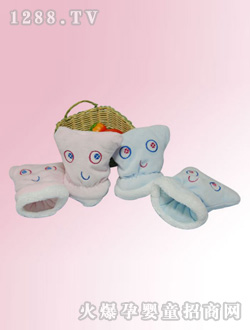 安婴宝粉色婴幼儿帽子