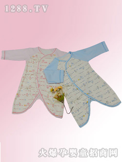 安婴宝开档式婴儿连体衣
