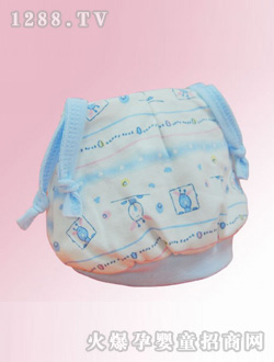 安婴宝小卡通人婴儿帽