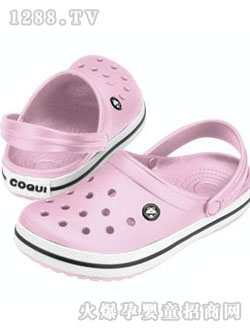 佳阳粉色花园鞋