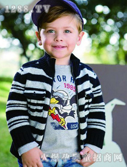 米奇儿黑色条纹童装