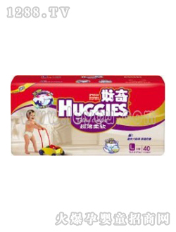 好奇超薄纸尿裤L码40片