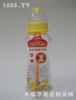 晶钻玻璃葫芦奶瓶