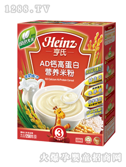 亨氏AD钙高蛋白营养米粉