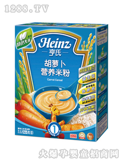 亨氏胡萝卜营养米粉