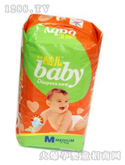酷儿纸尿裤绿包装