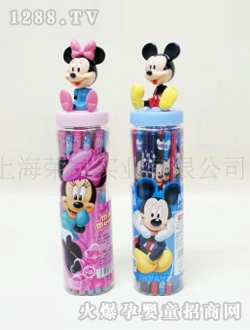 米奇米妮桶装铅笔