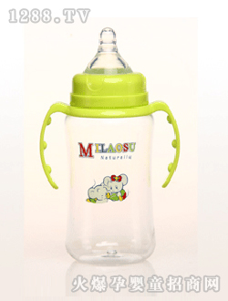 宽口带手柄母乳实感奶瓶