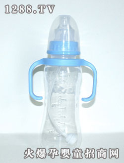 NO.1 BABY弧型有耳自动无铅PP奶瓶250ML