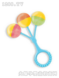 亲亲我彩球手摇铃