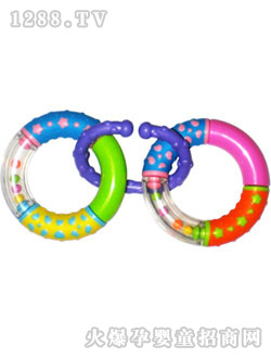 亲亲我双环手摇铃