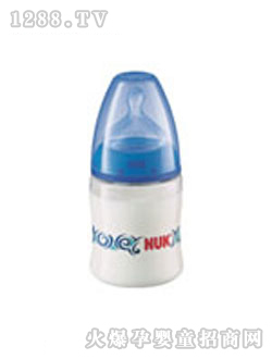NUK新型宽口PC彩色奶瓶（带1号宽口仿真通气奶嘴）