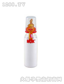 NUK高强度PC清色奶瓶250（带1号乳胶仿真通气奶嘴）