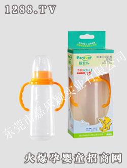 福爱儿标准口240ml有柄直身奶瓶