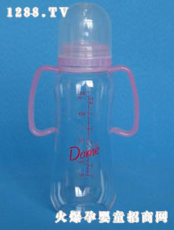 多米8oz弧形带手柄奶瓶