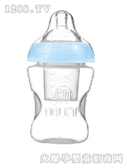爱心便携式轻柔PP奶瓶