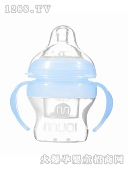 爱心仿真浮点硅胶奶瓶