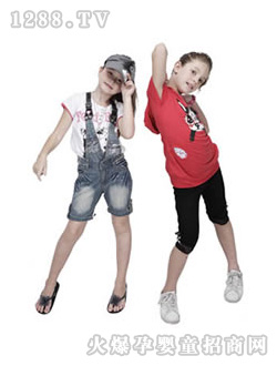 托尼艾米女童夏装套装