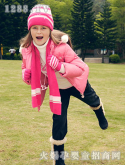 托尼艾米女童羽绒套装