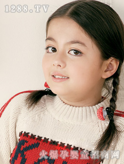 托尼艾米女童冬装线衫