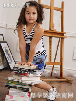 托尼艾米女童无袖夏装