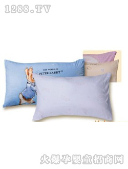 迪士尼比得兔压缩枕米粉蓝