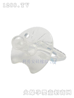 扶苗灰色硅胶安抚奶嘴