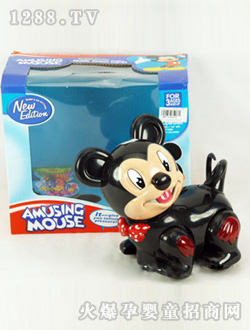 美佳窗盒灯光英文歌万向电动米奇