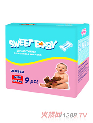 贝贝屋婴儿纸尿裤MID9PCS