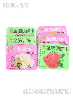 嬰童教育全腦訓(xùn)練卡