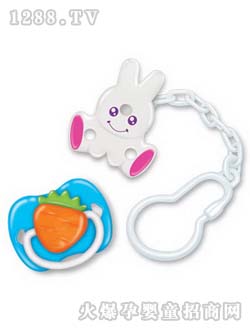 亲亲我胡萝卜挂扣安抚奶嘴