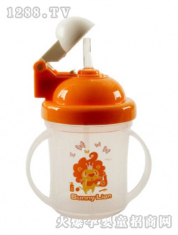 靠娃儿小狮王桑尼儿童弹跳水杯