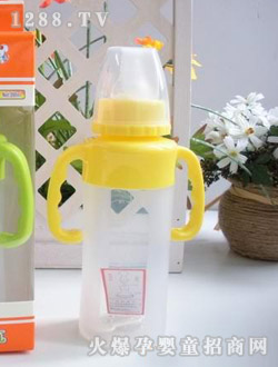 吉多小屋标准口径硅胶奶瓶200ml